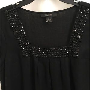 Style & Co Black Top